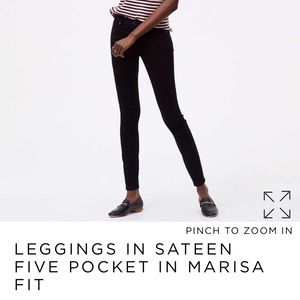 Loft black legging pants